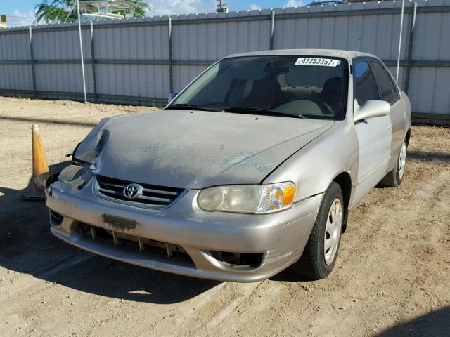 1NXBR12E31Z495782 - 2001 TOYOTA COROLLA CE CHARCOAL photo 2