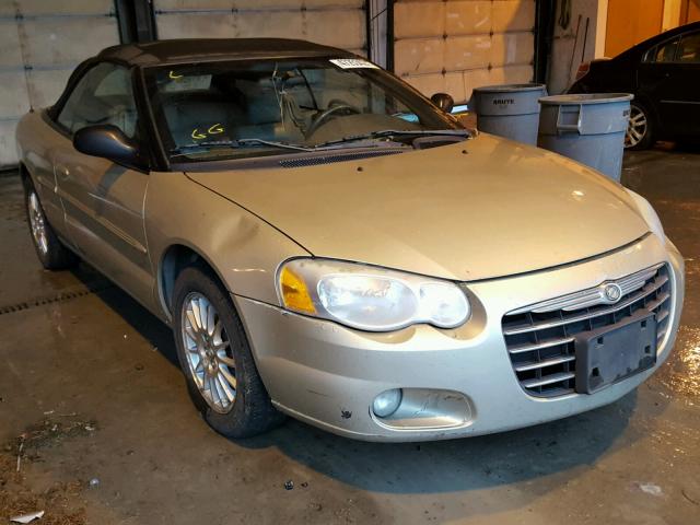 1C3EL55R46N204673 - 2006 CHRYSLER SEBRING TO GOLD photo 1