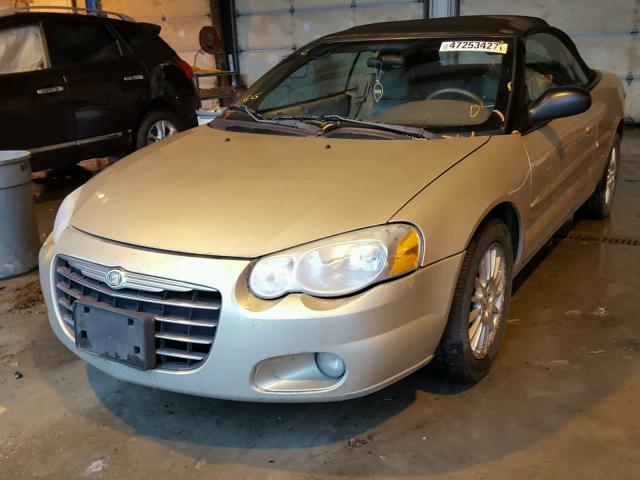 1C3EL55R46N204673 - 2006 CHRYSLER SEBRING TO GOLD photo 2