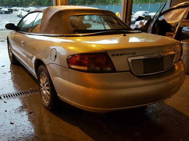 1C3EL55R46N204673 - 2006 CHRYSLER SEBRING TO GOLD photo 3