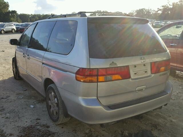 5FNRL18983B104913 - 2003 HONDA ODYSSEY EX SILVER photo 3