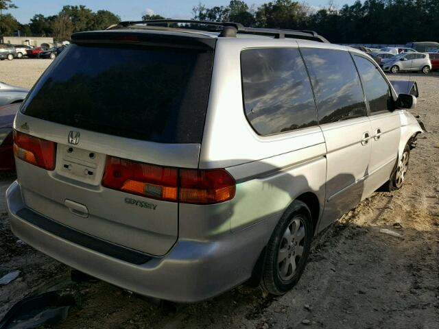 5FNRL18983B104913 - 2003 HONDA ODYSSEY EX SILVER photo 4