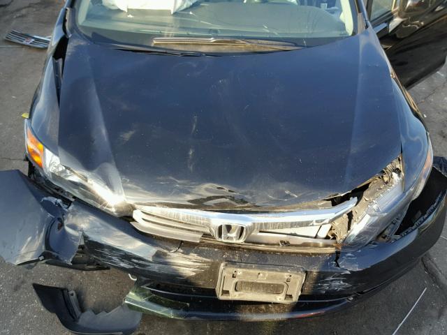 19XFB2F84CE343290 - 2012 HONDA CIVIC EX შავი ფოტო 7