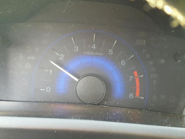 19XFB2F84CE343290 - 2012 HONDA CIVIC EX შავი ფოტო 8