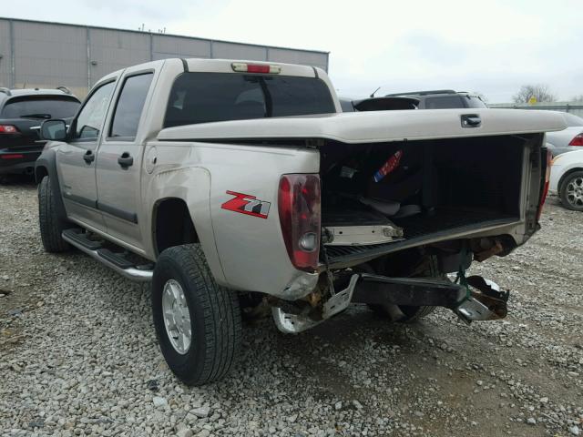 1GCDS136648163020 - 2004 CHEVROLET COLORADO BEIGE photo 3