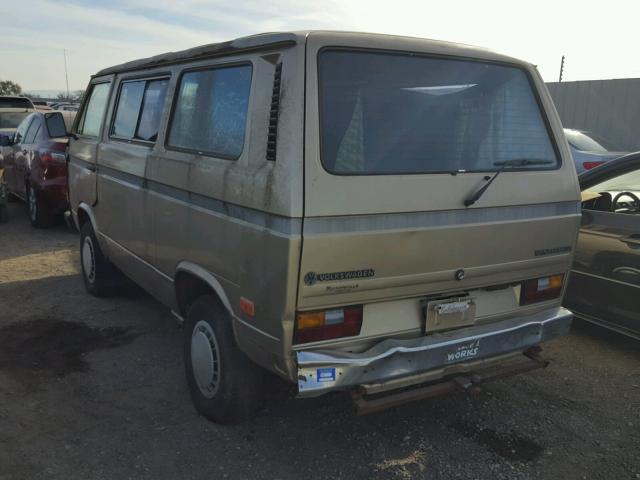 WV2YB0253GH114996 - 1986 VOLKSWAGEN VANAGON BU BEIGE photo 3