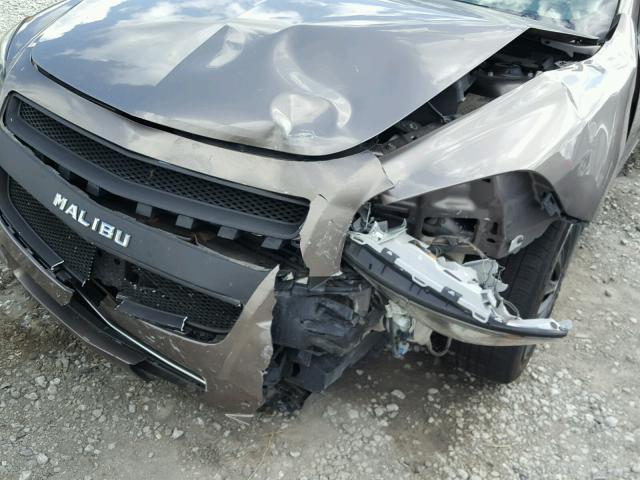 1G1ZA5EU1CF166647 - 2012 CHEVROLET MALIBU LS ყავისფერი ფოტო 9