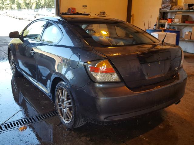 JTKDE167870161759 - 2007 TOYOTA SCION TC GRAY photo 3