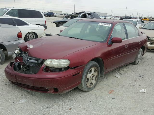 1G1NE52J42M670990 - 2002 CHEVROLET MALIBU LS MAROON photo 2