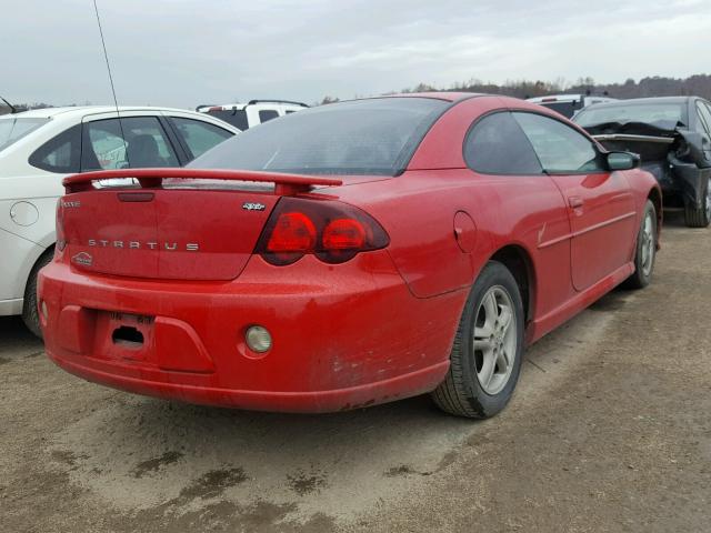 4B3AG42G84E031720 - 2004 DODGE STRATUS SX RED photo 4