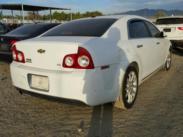 1G1ZK57B19F188911 - 2009 CHEVROLET MALIBU LTZ WHITE photo 4