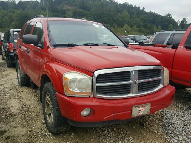 1D4HB48D34F127083 - 2004 DODGE DURANGO SL RED photo 1