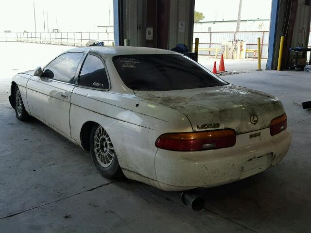 JT8JZ31C2P0013295 - 1993 LEXUS SC 300 WHITE photo 3