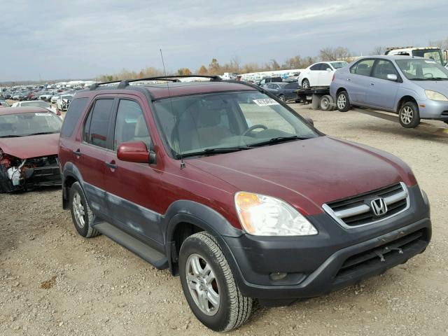 SHSRD78854U210267 - 2004 HONDA CR-V EX BURGUNDY photo 1