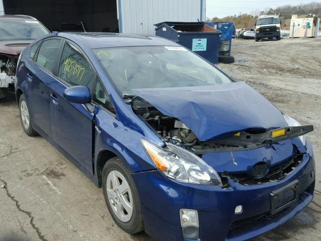 JTDKN3DU6B0265694 - 2011 TOYOTA PRIUS BLUE photo 1