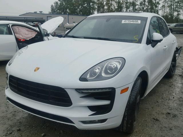 WP1AB2A56GLB44003 - 2016 PORSCHE MACAN S WHITE photo 2