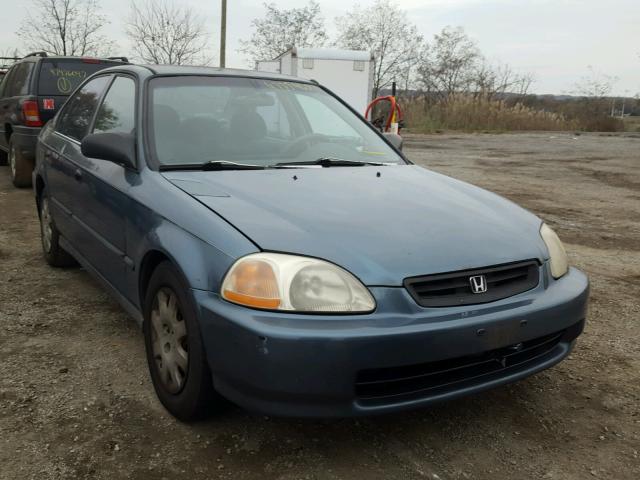 2HGEJ6620WH521885 - 1998 HONDA CIVIC DX BLUE photo 1