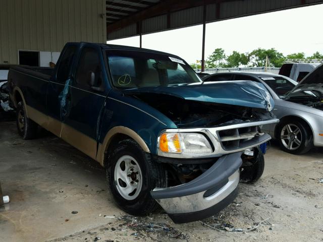 1FTZX18WXWNB92248 - 1998 FORD F150 GREEN photo 1