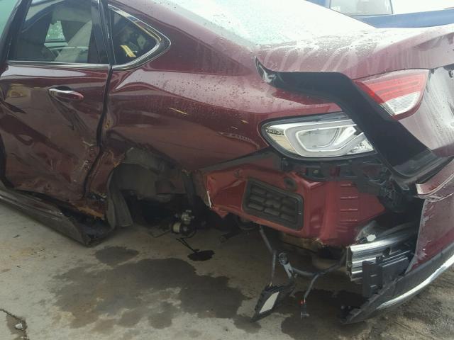 1C3CCCCBXFN563494 - 2015 CHRYSLER 200 C RED photo 9