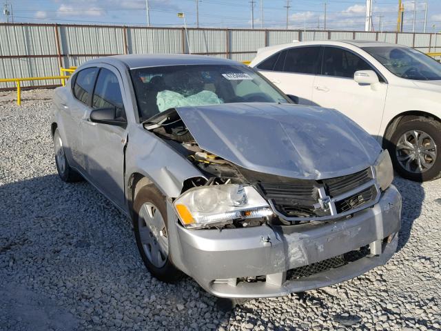 1B3CC4FB0AN220880 - 2010 DODGE AVENGER SX SILVER photo 1