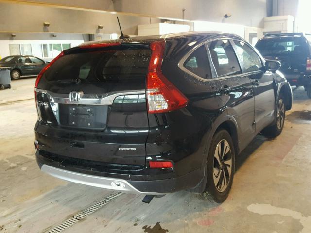 5J6RM3H9XFL004817 - 2015 HONDA CR-V TOURI BLACK photo 4