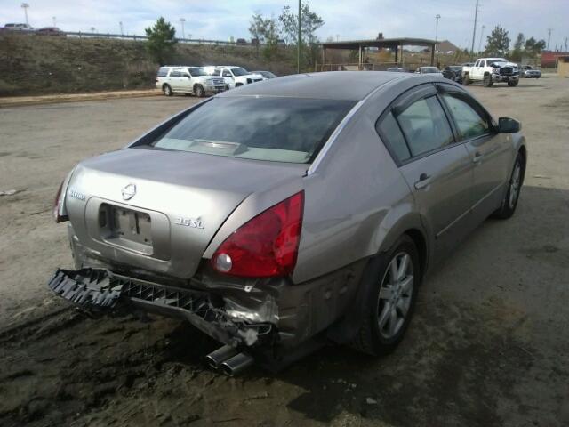 1N4BA41E54C810855 - 2004 NISSAN MAXIMA SE BEIGE photo 4