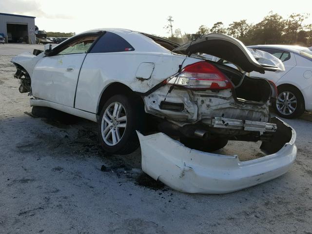 1HGCM81683A032245 - 2003 HONDA ACCORD EX WHITE photo 3