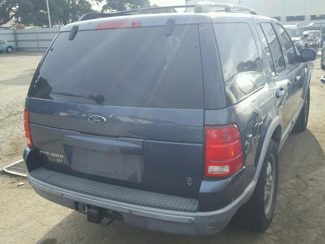 1FMDU63W62ZA88619 - 2002 FORD EXPLORER X BLUE photo 4