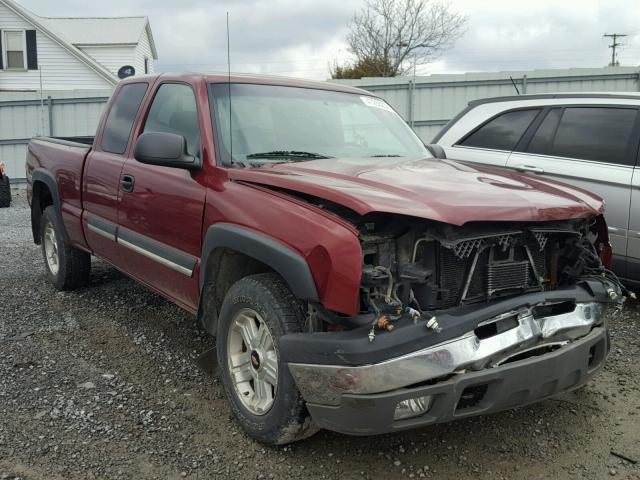 1GCEK19T54Z282429 - 2004 CHEVROLET SILVERADO MAROON photo 1