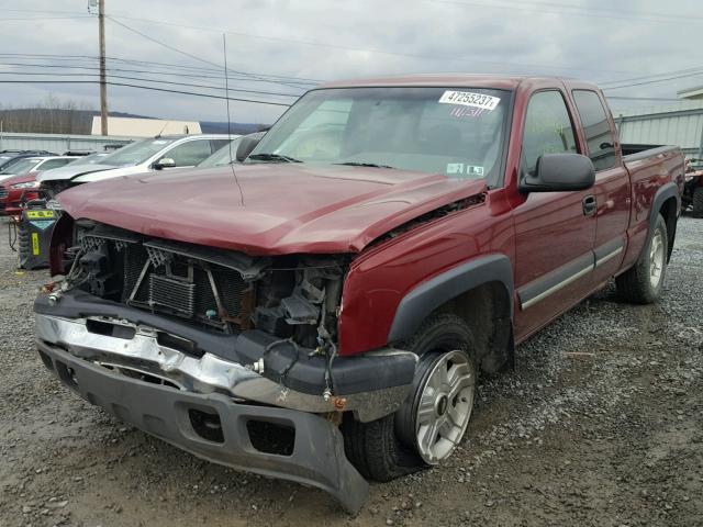 1GCEK19T54Z282429 - 2004 CHEVROLET SILVERADO MAROON photo 2