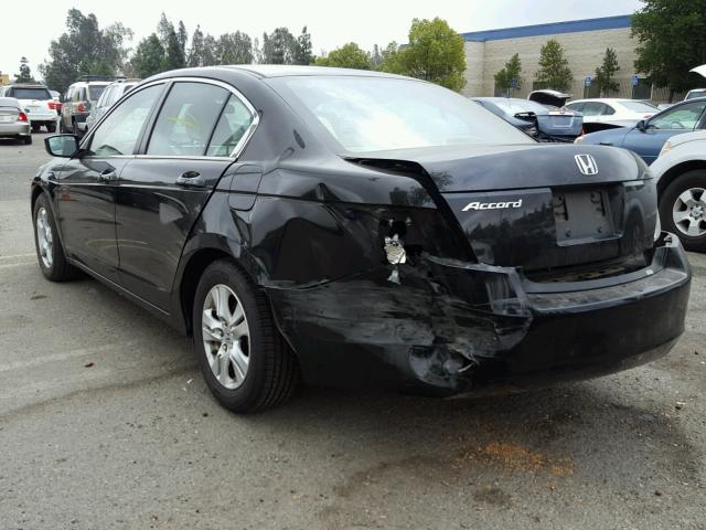 1HGCP2F46AA003707 - 2010 HONDA ACCORD LXP BLACK photo 3