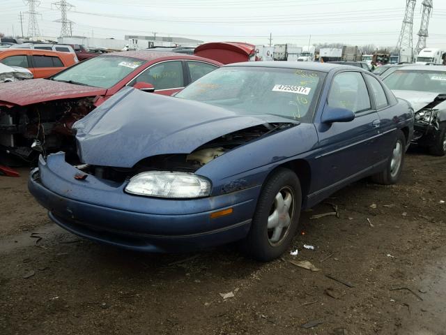 2G1WX12X9S9161857 - 1995 CHEVROLET MONTE CARL BLUE photo 2