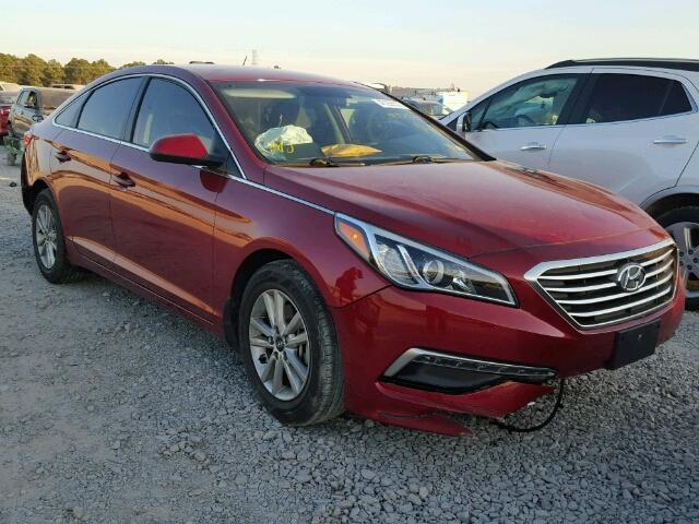 5NPE24AF6FH232804 - 2015 HYUNDAI SONATA SE RED photo 1