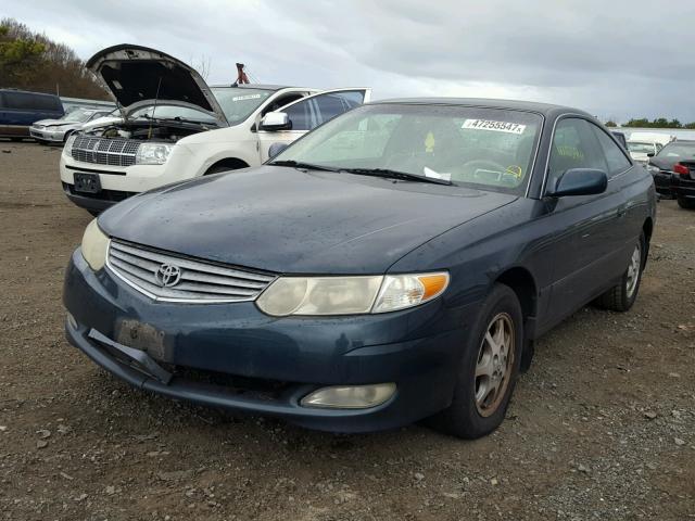 2T1CE22P23C018143 - 2003 TOYOTA CAMRY SOLA GREEN photo 2