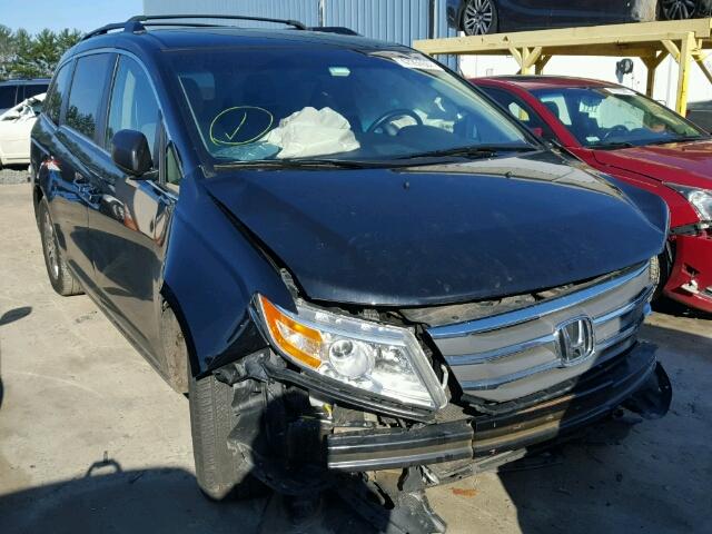 5FNRL5H46BB021765 - 2011 HONDA ODYSSEY EX BLACK photo 1