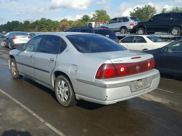 2G1WF52E639393679 - 2003 CHEVROLET IMPALA 银色 照片 3