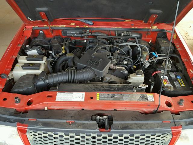 1FTYR14EX1PA94532 - 2001 FORD RANGER SUP RED photo 7