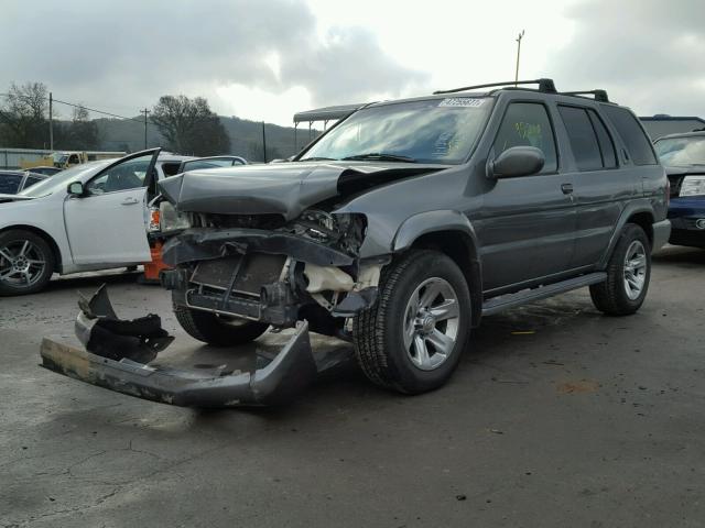 JN8DR09Y14W915995 - 2004 NISSAN PATHFINDER GRAY photo 2