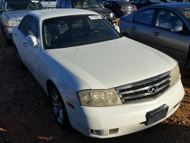 JNKAY41E43M005258 - 2003 INFINITI M45 WHITE photo 1