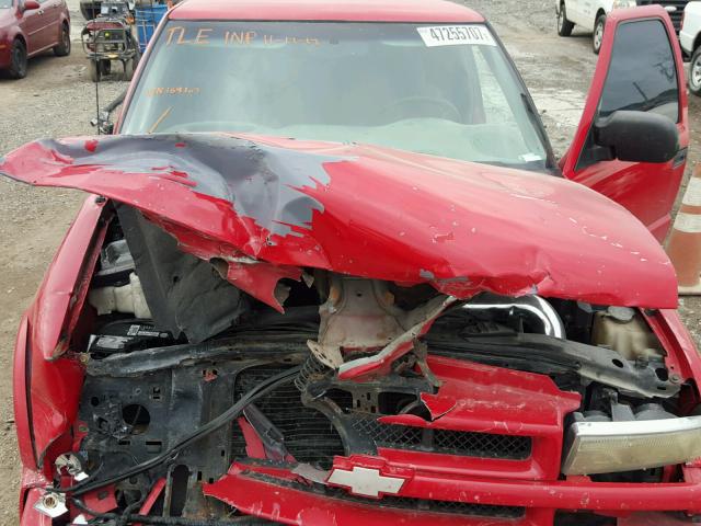 1GCCS1449Y8169103 - 2000 CHEVROLET S TRUCK S1 RED photo 7