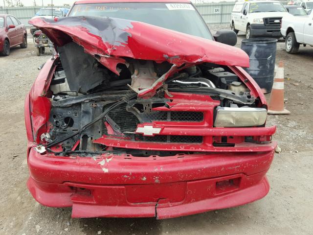 1GCCS1449Y8169103 - 2000 CHEVROLET S TRUCK S1 RED photo 9