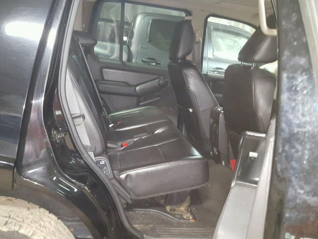 1FMEU73E89UA02493 - 2009 FORD EXPLORER X BLACK photo 6