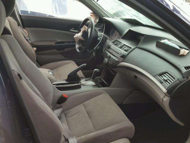 1HGCP2F36CA041402 - 2012 HONDA ACCORD LX BLUE photo 5