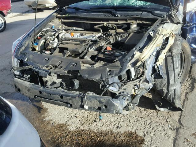 1HGCP2F36CA041402 - 2012 HONDA ACCORD LX BLUE photo 7