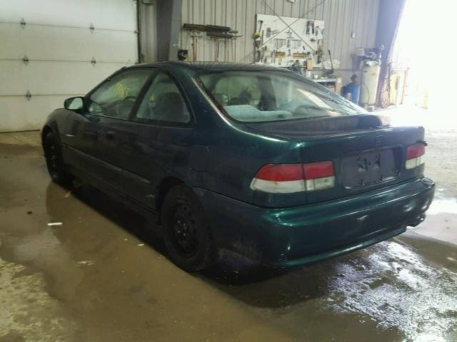 1HGEJ8245YL054858 - 2000 HONDA CIVIC EX GREEN photo 3