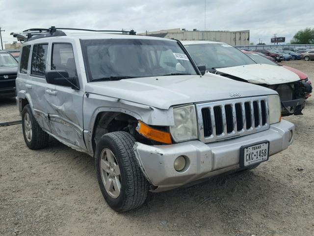 1J8HH48K77C612853 - 2007 JEEP COMMANDER SILVER photo 1