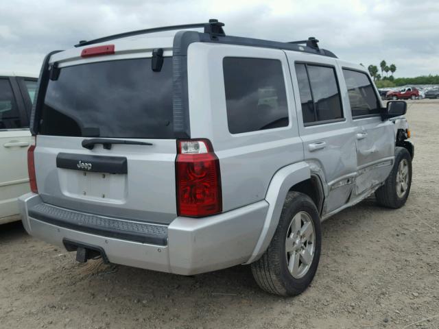 1J8HH48K77C612853 - 2007 JEEP COMMANDER SILVER photo 4
