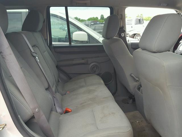 1J8HH48K77C612853 - 2007 JEEP COMMANDER SILVER photo 6