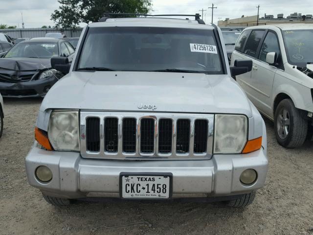 1J8HH48K77C612853 - 2007 JEEP COMMANDER SILVER photo 7