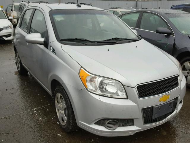 KL1TD6DE6BB191710 - 2011 CHEVROLET AVEO LS SILVER photo 1